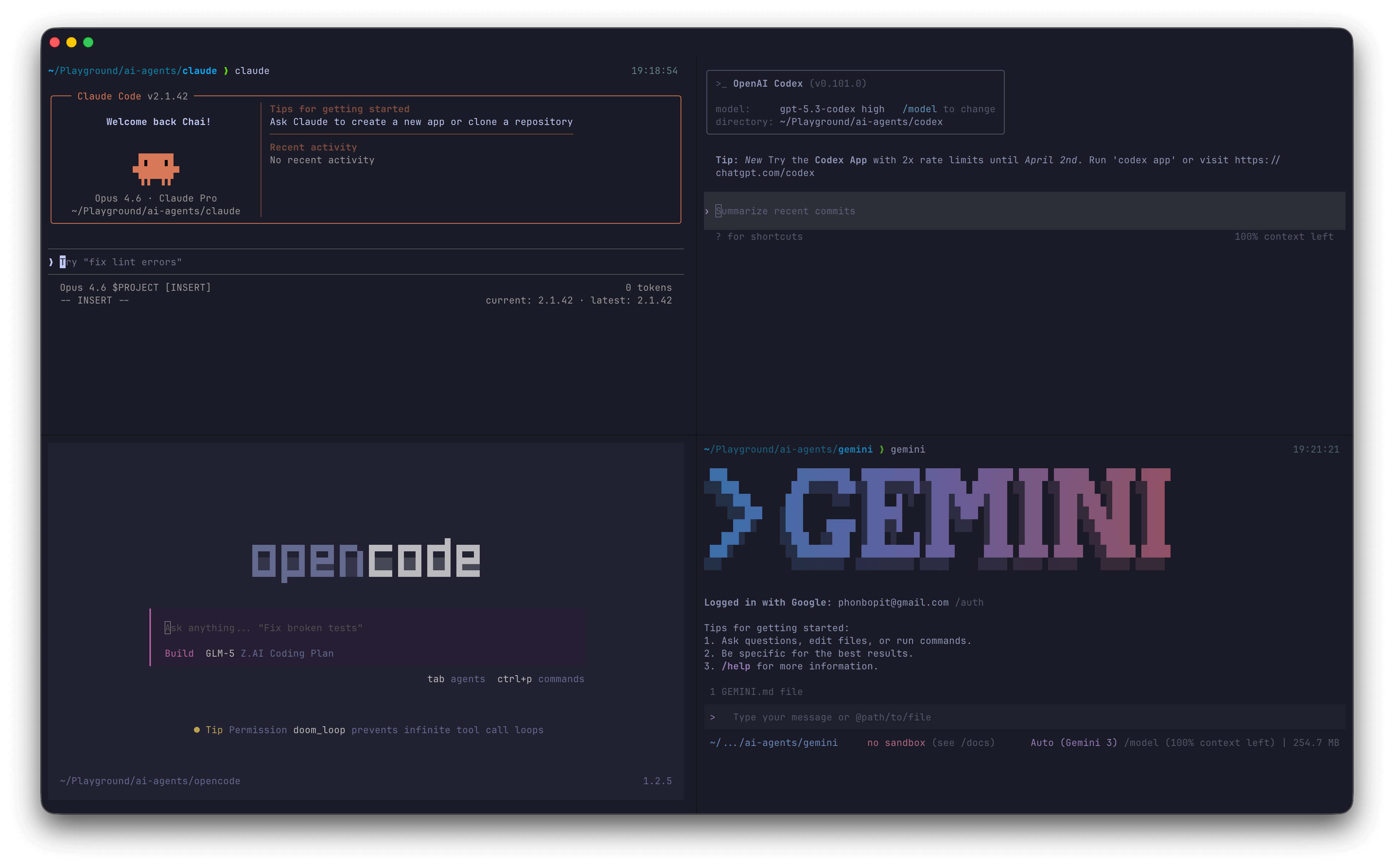  Claude Code vs Codex vs Gemini vs OpenCode (GLM-5) ลองเทสแบบ Prompt เดียวกัน